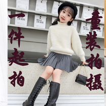 Taobao one by one model Xixi performance clothing childrens clothing shooting pictures