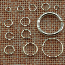 925 sterling silver ring open ring diy silver accessories closed ring open ring ring bracelet connecting ring bracelet connecting ring material