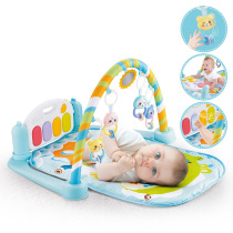 Best selling baby fitness rack pedal piano newborn remote control music toy multi-function pedal piano