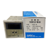 Original Shiyan ANV counter H2C-X 100-240VAC 5A 250V 48*48 panel reset function