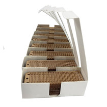 SMT stapler-type joint-row copper buckle material with material-holding pliers special without edge even-row copper buckle large box 200PCS