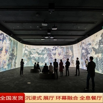 Immersive Showroom Pavilion Ground Wall Interactive Projection Game Outdoor 3d Holographic Restaurant HD Hardware Fusion