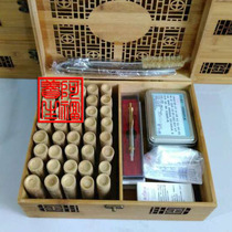 Bamboo Jar Cupping Machine Water Cooking Thumb-Up Bamboo Purple Bamboo Microplatoon Spur Blood Carbonated Water Cooking Bamboo Jar Hollowed-out Green Cover Box