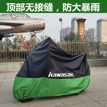 Suitable for Ninja Kawasaki ninja400 motorcycle car cover car coat in Z10006N900h2 six-eye rainproof sunscreen