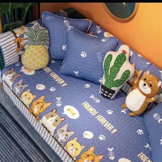 Cotton anti-slip sofa cushion cotton sofa cover fabric pastoral four-season chair cushion simple modern backrest cover armrest cushion
Cotton anti-slip sofa cushion cotton sofa cover fabric pastoral four-season chair cushion simple modern backrest cover armrest cushion