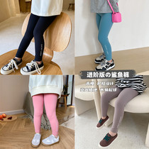 kai mom girl leggings children shark pants high stretch 2021 Spring and Autumn wear new baby pants