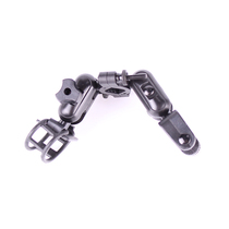 ETC driving recorder rearview mirror bracket two ends clamp fixed suspension car accessories sleeve instead of suction cup 3m