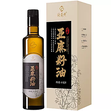 欣奇典冷榨亚麻籽油450ml[40元优惠券]-寻折猪