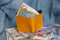 Play leather bereavement x color puzzle creative personality mens wallet external banknote wallet Italy Buttero custom