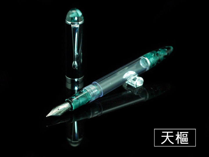 Ручка перьевая 纸司令｜台湾 尚羽堂 水晶钢笔 透明示范 练字钢笔 3种上墨方式