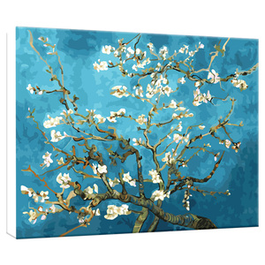 自油自画 数字油画diy 成人手工填色手绘油彩装饰画礼物 梵高杏花