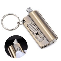 ten thousand times matchmaking lighter Mini portable match windproof waterproof personality creative old vintage retro fire