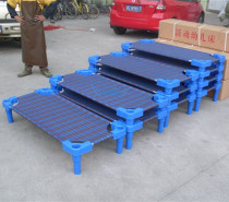 Kindergarten special plastic cots children early childhood care session siesta bed bed bao bao chuang die die chuang bu chuang
