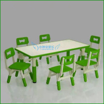 Kindergarten luxury plastic table and chair childrens set table and chair liftable table and chair learning table fireproof board childrens table and chair
