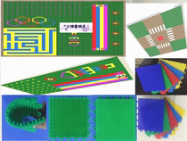 Kindergarten sports floor outdoor suspended Assembly floor outdoor basketball court playground non-slip plastic floor