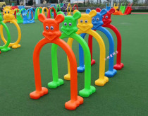 Kindergarten hurdles children drill cave arched door plastic drill hole kindergarten drill ring sports equipment toys