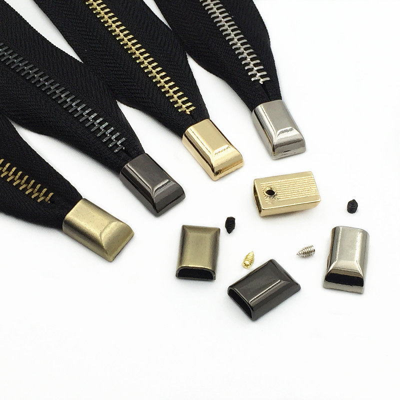 拉链拉链尾夹 码装拉链diy拉链拉链尾套夹拉链尾扣配螺丝辅料配件