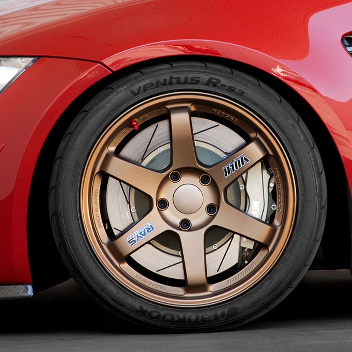 volk rays wheel sticker volk rays decal轮毂轮圈车贴纸车贴花