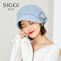 Siggi hat womens autumn and winter Japanese literature wild wool cap Korean version of the tide small fresh casual beret