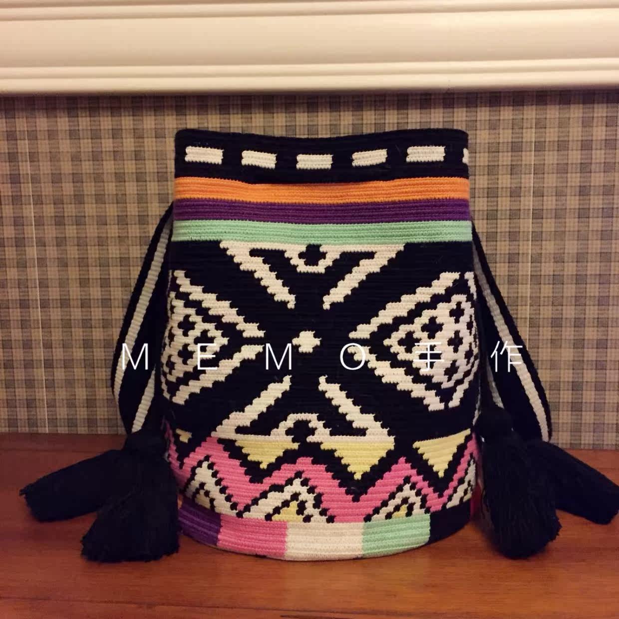 【memo手作】特殊wayuu8色不规则图案材料包非成品wayuu蕾丝线