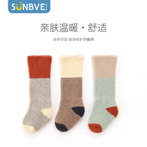 Baby Socks Autumn Winter Pure Cotton Over Kneecap Stockings Baby Socks Winter Thickening Newborns Warm And Suede High Silo Socks