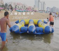 Inflatable banana boat Water big flying fish Single row inflatable small flying fish Surfing entertainment equipment Water roller walking