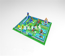 Bracket pool Super large childrens adult swimming pool inflatable swimming pool Water park amusement equipment slide combination