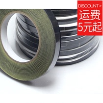 15mm wide * 30 meters long black acetic acid adhesive cloth with dot screen line fixed high temperature insulation electrical tape