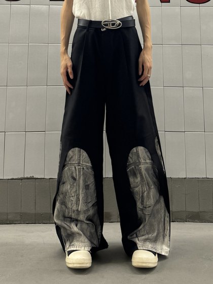 Desaturate24/AW original denim splicing and old design trousers in autumn and winter men and women with high-end style
Desaturate24/AW original denim splicing and old design trousers in autumn and winter men and women with high-end style