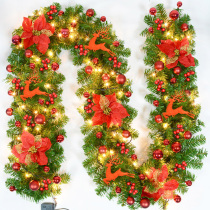 Christmas rattan 2 7 meters encrypted luxury hanging ornaments Christmas tree festival decorations gift package garland ornaments