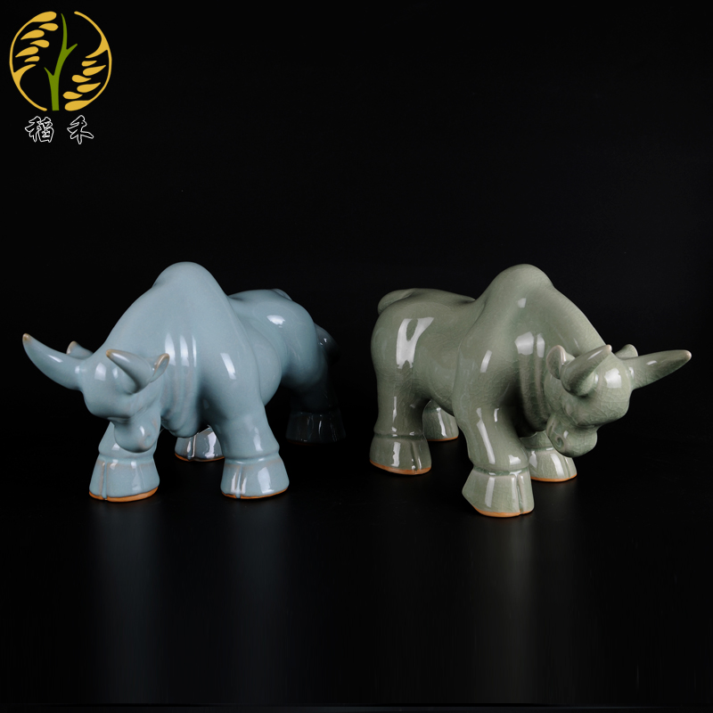 Your up undressed ore Your porcelain arts and crafts ceramics cattle home office decoration furnishing articles sitting room decoration enterprise business gifts
