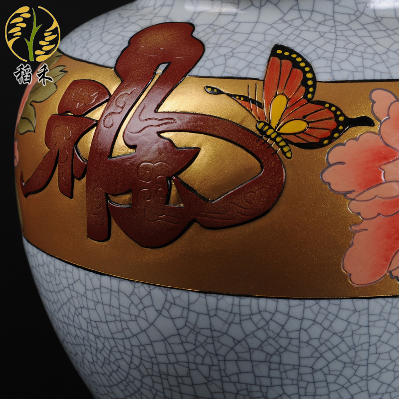 Clearance your up crafts home ceramic sitting room adornment furnishing articles storage tank is Chinese style restoring ancient ways of TV ark, decoration