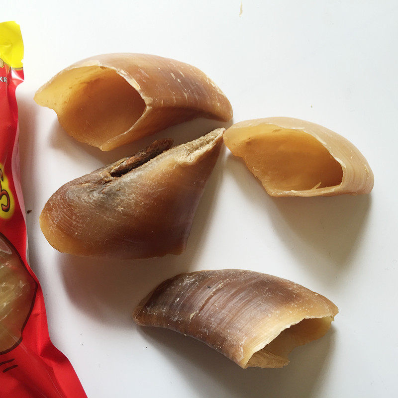 宠物零食狗磨牙骨 超耐咬狗咬胶牛蹄壳1斤装 中大型狗零食5袋包邮_7折