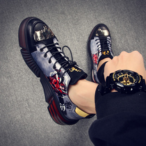 Hunu 2021 spring new breathable board shoes mens shoes casual wild Net red trend Low Tide brand light luxury explosion