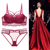 Sexy bra to gather small breasts for large deities to collect subbreast anti-drooping lace Spice Lingerie Underwear set