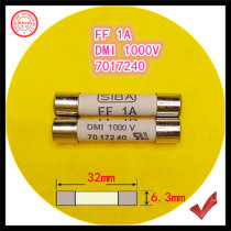 Multimeter fuse 6 3x 32mm FF 1A DMI 1000V 7017240 ceramic cartridge fuses