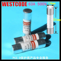 European WESTCODE meter box special fuse tube 63A 500V fuse 14x51mm