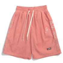 Summer Sports Casual Light Core Suede Shorts Male loose Port Wind straight cylinder 50% pants 5 Sub-pants Chains Chains outwear