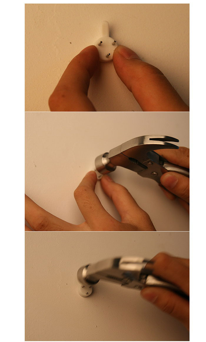 强力隐形墙钉 婚纱照壁画相框十字绣挂钟壁钟挂钩 照片墙无痕钉子