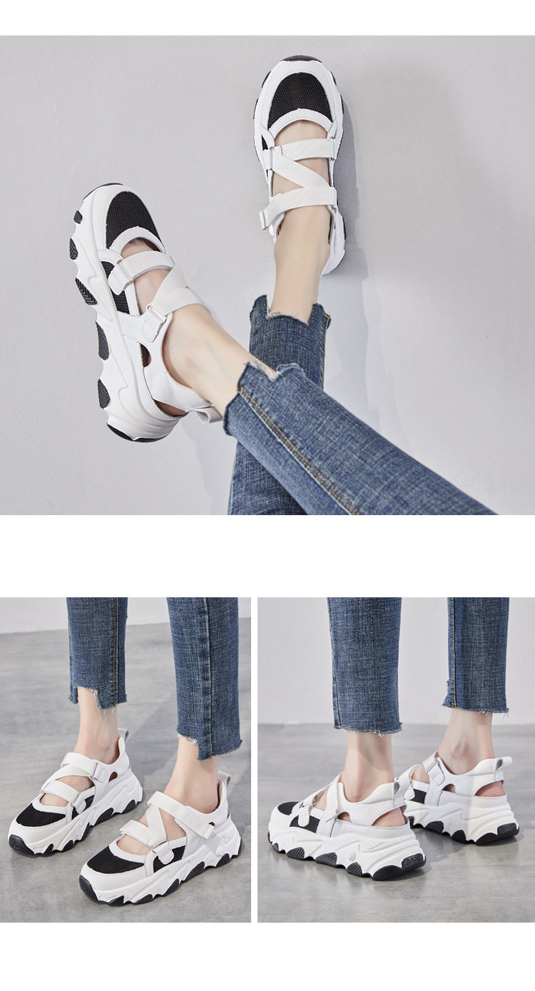 运动凉鞋女2021夏季新款韩版头女鞋-富贵足鞋业kmd-355#95.