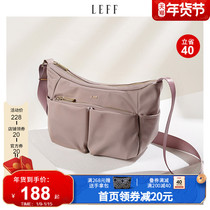 LEFF Leif nylon canvas shoulder bag women Autumn Winter crossbody bag 2021 new versatile super light dumpling bag