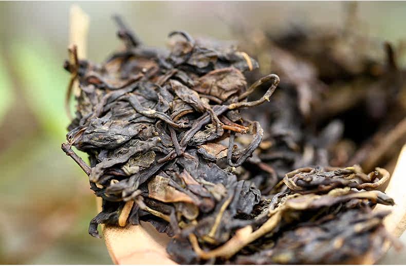 彩程茶叶2009年苦甜古树千年野生古树普洱生茶七子饼茶357克纯料