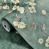 Retro American self-adhesive wallpaper 3D three-dimensional warm bedroom dormitory living room TV background wall paper self-adhesive home