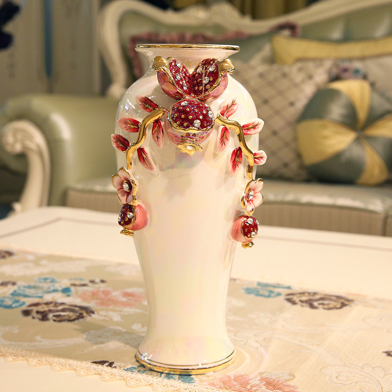 European vase furnishing articles ceramic simulation flowers sitting room suit creative household act the role ofing is tasted vase girlfriends wedding gift