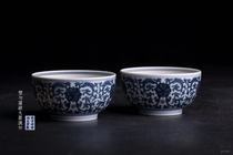 Fast Snow Time Sunny and Chenyao Qing Flower Double Hook Lotus Grain cylinder Cup Single Cup (Hua Yixuan)