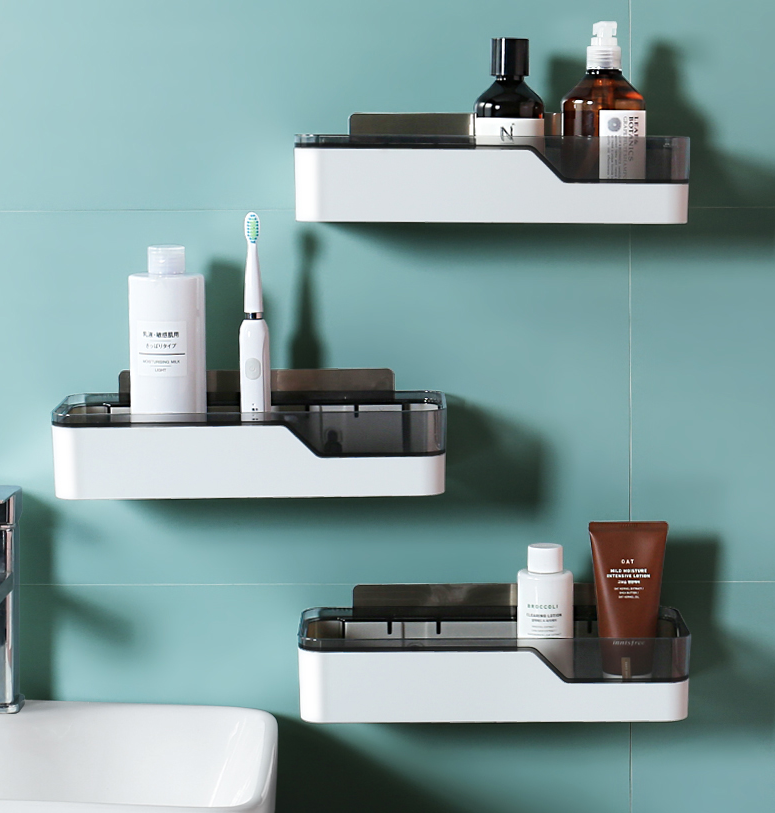 三角造型不但结构稳固,更可以充分利用墙面边角空间,不显拥挤更显浴室