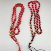 Cinnabar pendant Halter neck rope Jade bead woven pendant pendant rope Jade Buddha sling Men and women necklace rope