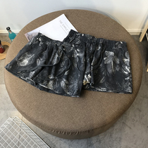 Spring Summer Shorts New Hot Pants Wool Circles Cotton High Waist Wide Leg Women Print Sports Beach Pants Wear Casual Pants