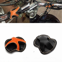 New sunglasses windproof goggles retro glasses cowhide head layer personalized knight bag motorcycle electric car handlebar hanging bag