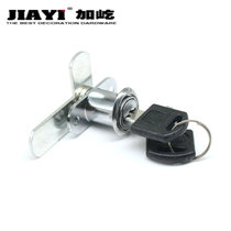 JIAYI double-door cabinet door lock Seven-shaped 90-degree furniture cabinet lock Double-door turn tongue lock Drawer lock mailbox lock